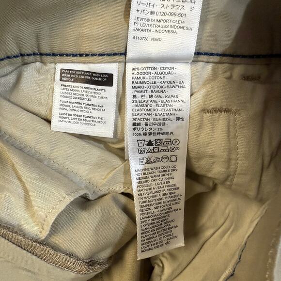 NEW Levi's Gap Men's Shorts LOT of 2 36 Golf Chino Cotton Flat front KK16 - Picture 10 of 11